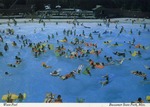 People Swimming in the Wave Pool at Buccaneer State Park, Mississippi