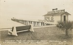 Private Pier at Paradise Point Cottages on U. S. Highway 90 Near Gulfport, Mississippi