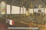 Interior of Historic Church of the Redeemer, Biloxi, Mississippi