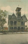 Old Hancock County Courthouse, County Seat, Bay St. Louis, Mississippi--Back of the Postcard