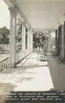Porch and Gallery at "Beauvoir", Biloxi, Mississippi--Back of the Postcard