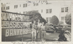 Soldiers Posing in front of Buena Vista Hotel, Biloxi, Mississippi, May 1942