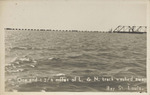 One and Three Quatre Miles of L. And N. Track Washed Away, Bay St. Louis