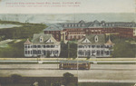 Bird's-Eye View Looking Toward the Mississippi Sound, Gulfport, Mississippi Showing Elk's Home, Great Southern Hotel, Anchorage Basin and Harbor