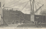 Loading the First Bales Export Cotton, Steamship "Conway", Gulfport, Mississippi