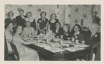 Green Garden Club Meeting, Women Gathered Around a Table