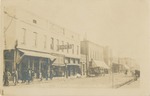 Buildings and People on Howard Street, Greenwood, Mississippi