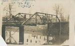 Bridge With Horse drawn Wagons Over Deer Creek, Leland, Mississippi