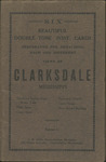 Booklet of Six Postcards of Views of Clarksdale, Mississippi, Cover