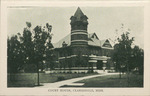 Booklet of Six Postcards of Views of Clarksdale, Mississippi: Court House, Clarksdale, Mississippi
