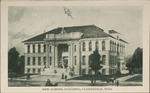 Booklet of Six Postcards of Views of Clarksdale, Mississippi: New School Building, Clarksdale, Mississippi