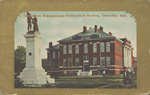 Confederate Monument and Public School Building, Yazoo City, Mississippi