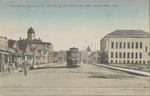 Broadway Looking East, County Courthouse, On Left, Yazoo City, Mississippi
