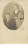 Portrait of Noah L. Whitwell and His Wife, Ila Rowland Whitwell, Lambert, Mississippi