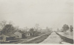 The Levee and Black Person's Cabins, Greenville, Mississippi