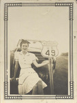 Woman and Car on Mississippi U. S. 49 Highway, June 28, 1943