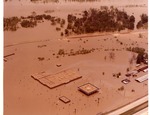 Aerial View of the Flooded Blackwell Chevrolet Buildings, Jackson, Mississippi