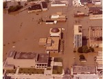 Aerial View of the City Auditorium, Art Center, and Petroleum Building in Downtown Jackson, Mississippi