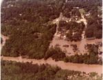 Aerial View of Flooding in a Residential Area, Jackson, Mississippi