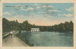 Hamilton's Lake, Meridian Mississippi, People Walking and Canoeing