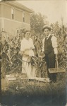 Man and Woman in a Corn Field, Oktoc, Mississippi