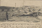 Meridian , Mississippi, Looking West on Second Street After the Tornado, March 2, 1906