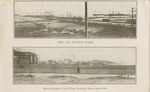 Pier and Harbor Scene and Beah Scene at Low Tide, Looking East From Pier