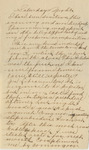 Handwritten Letter with Unidentified Writer and Recipient, 1907
