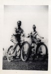 United States Air Force Airmen Riding Bicycles