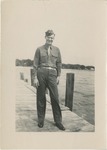 United States Air Force Airman, J. A. Salo Standing on White House Pier