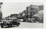 Downtown Biloxi, Mississippi, Buildings and Early Twentieth Century Cars
