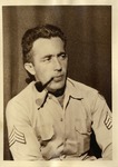 Dewey M. Stansbury Smoking a Pipe in Uniform