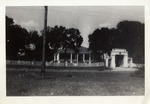 White House Behind a Fence