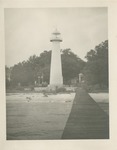 Biloxi Lighthouse From a Pier