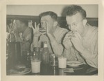 United States Air Force Airmen in Uniform Eating Hamburgers, Keesler Army Air Field (Keesler Air Force Base)