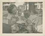 Woman and Two Babies
