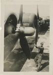 Man Holding Propeller Blade