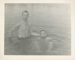 Two Men Swimming