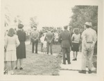 Crowd Watching a Ceremony