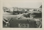 Unite States Air Force Airplanes on the Airfield