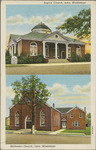 Baptist and Methodist Churches, Iuka, Mississippi