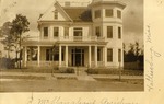 White Two Story House with a Tourett, Hattiesburg, Mississippi