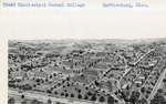 Aerial View of the Mississippi Normal College, Hattiesburg, Mississippi