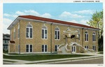 A Two Story, Brown Brick Library, Hattiesburg, Mississippi