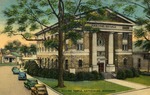 Masonic Temple, A Two Story Brown Brick Bulding, Hattiesburg, Mississippi