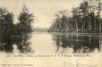 Leaf River, Looking up Stream from N. E. R. R. Bridges, Hattiesburg, Mississippi