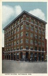 Six Story Carter Building on the Corner of  Main and Front Street, Hattiesburg, Mississippi