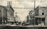 Buildings and Street Traffic in Downtown Hattiesburg, Mississippi