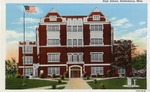 Red and White Brick, Multilevel High School, Hattiesburg, Mississippi