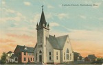 Catholic Church with a Center Bell Tower, Hattiesburg, Mississippi